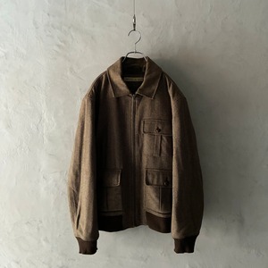 -PERRY ELLIS- Sample product herringbone tweed jacket