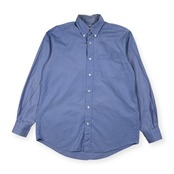 VAN JAC ヴァンヂャケット BD ボタンダウン 長袖シャツ M/ブルー メンズ ビンテージ