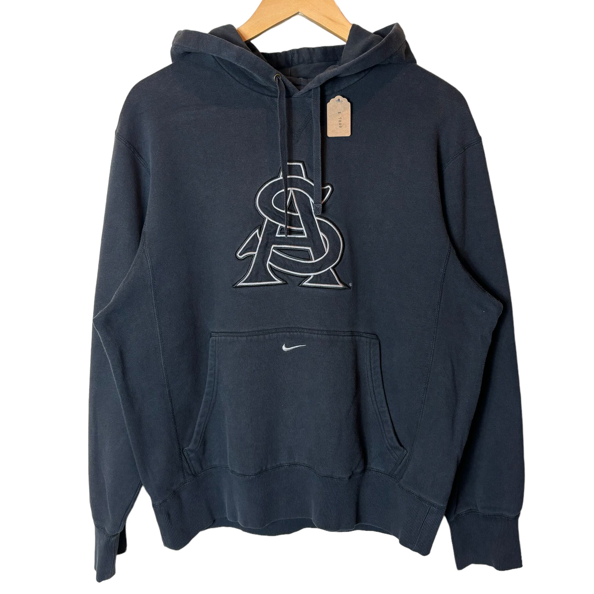 NIKE ナイキ パーカー ブラック センタースウッシュ No.756