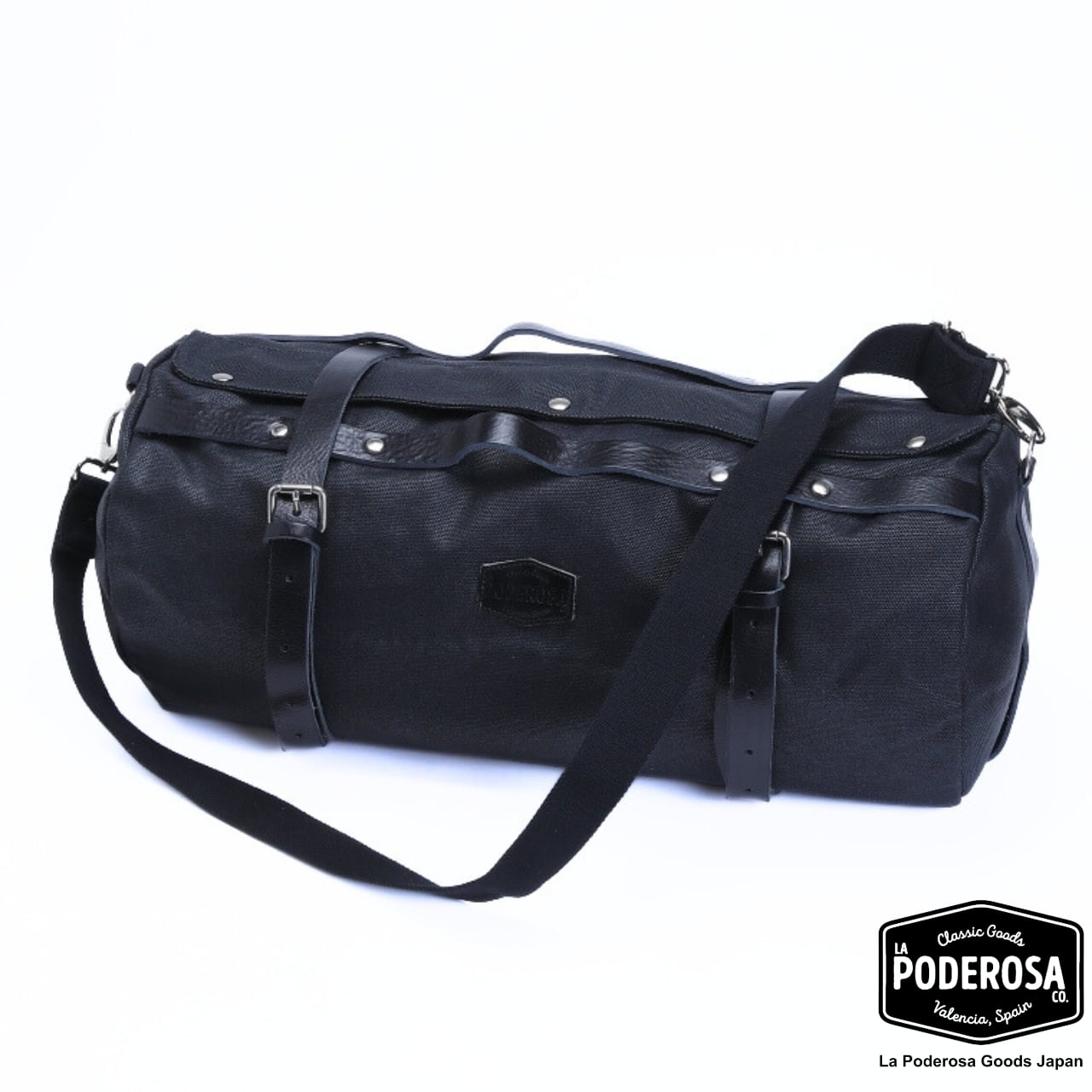 Shiraz 30L 黒 ダッフルバッグ La Poderosa Goods | La Poderosa Goods