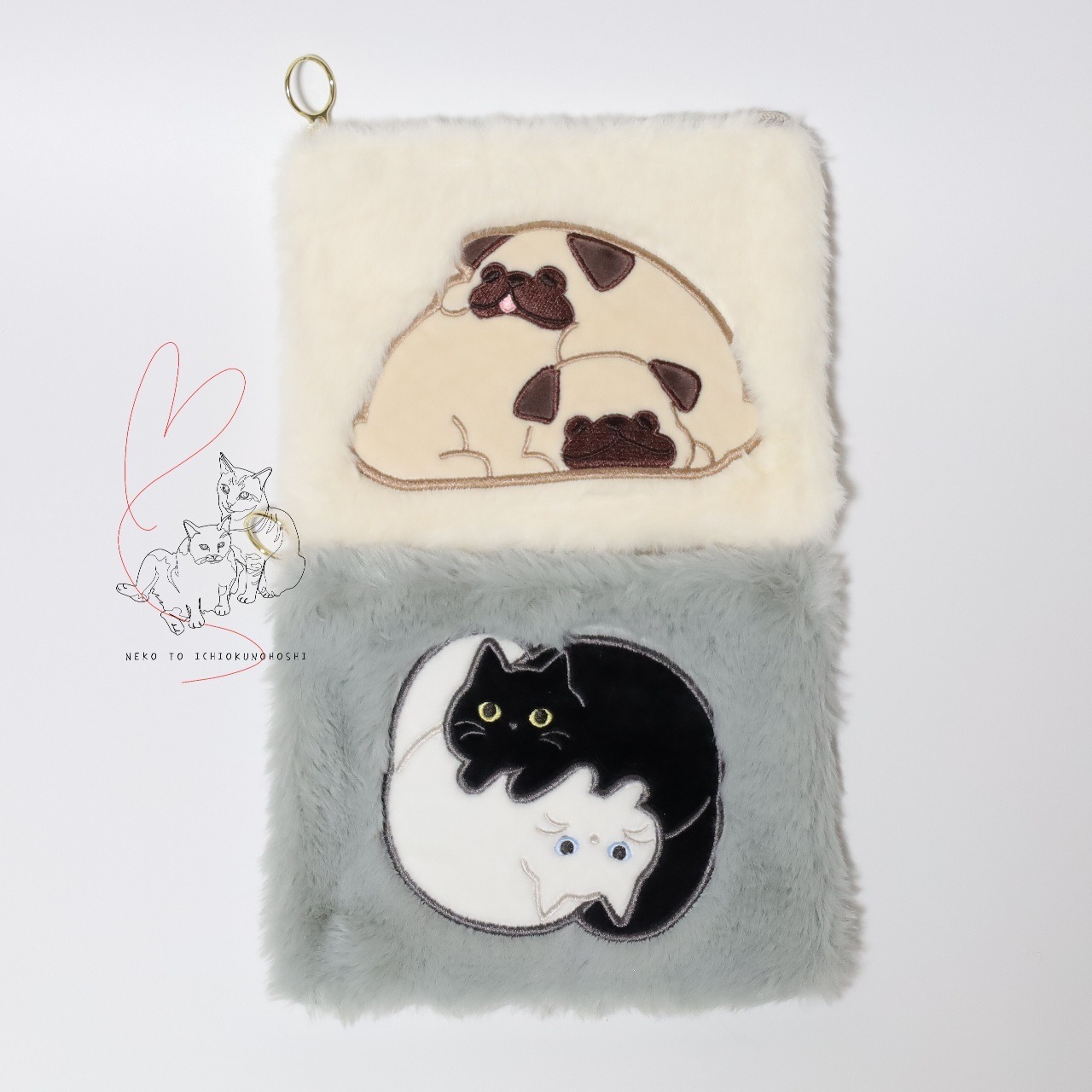 もふもふフラットポーチ　各種