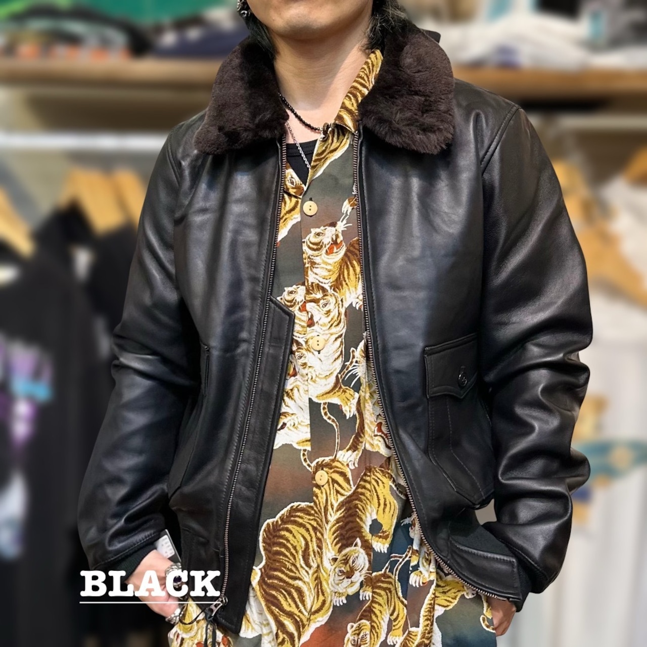 【HOUSTON / ヒューストン 8172 G-1 LEATHER JACKET / G-1レザージャケット】