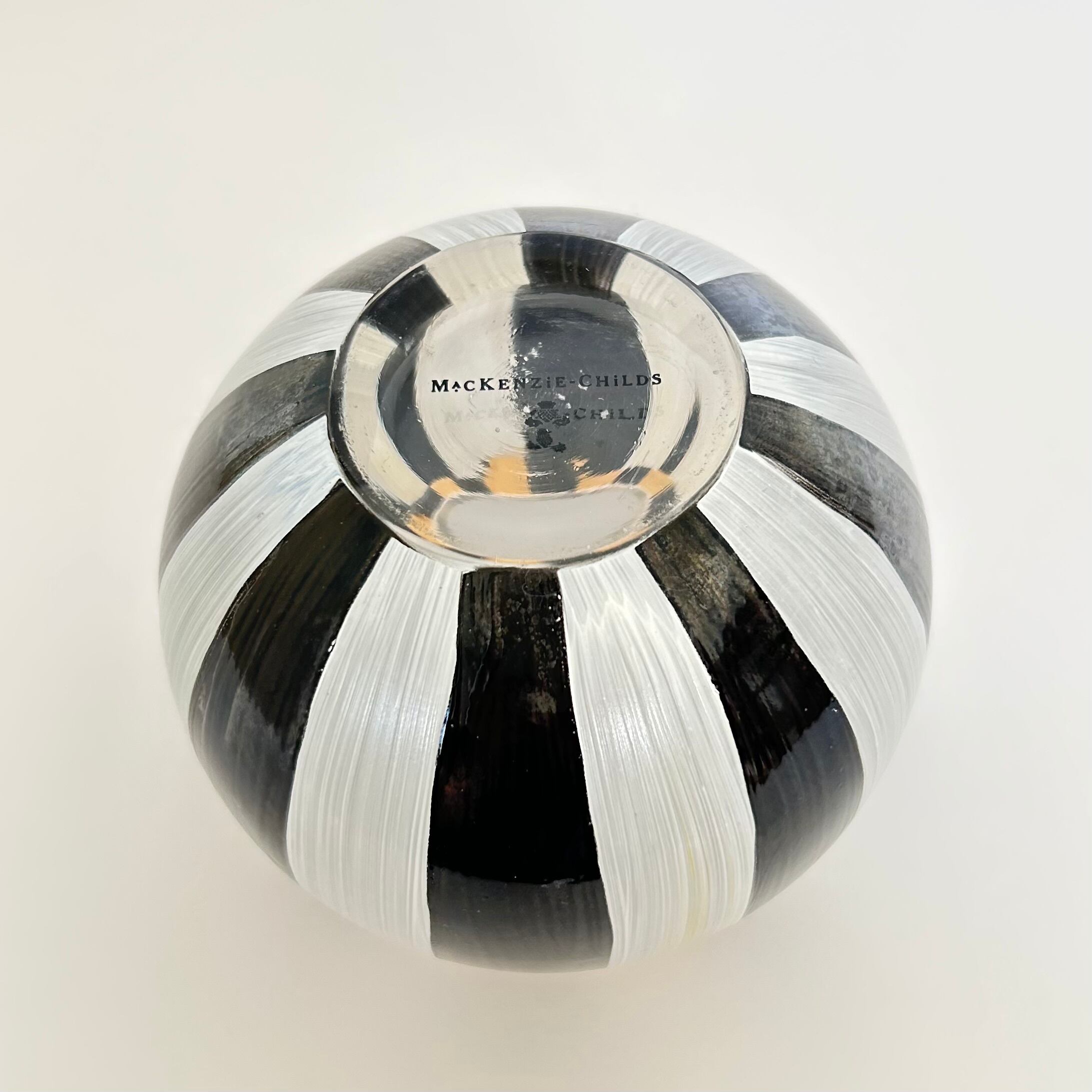 ヴィンテージ  MACKENZiE-CHilds ガラス花瓶