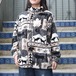 USA VINTAGE BLACK MOUNTAIN OUTDOOR GEAR ANIMAL DESIGN FLEECE ZIP UP JACKET/アメリカ古着アニマルデザインフリースジップアップジャケット