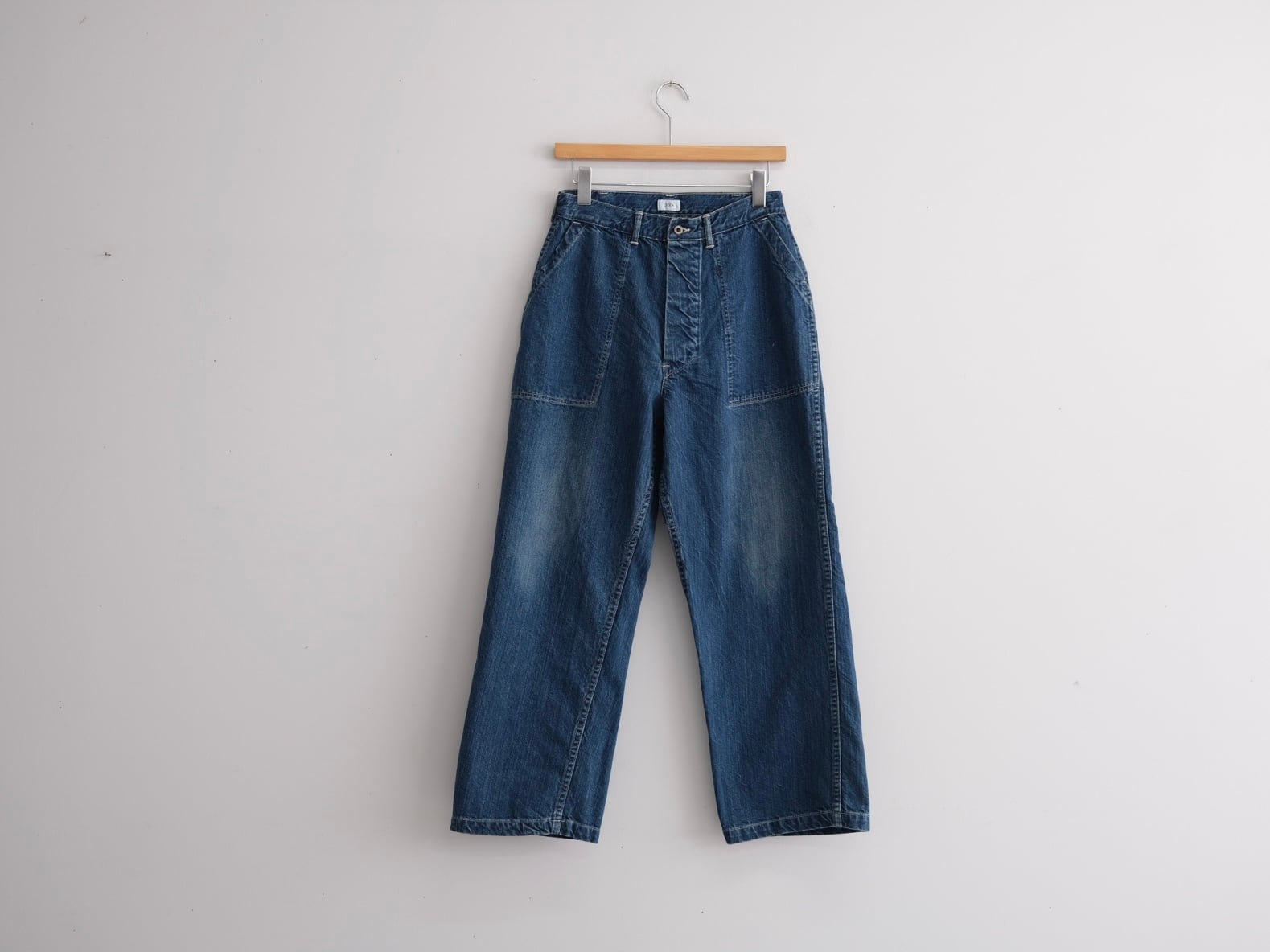 CIOTA”11.5oz DENIM BAKER PANTS MID BLUE-D” | Lapel online store