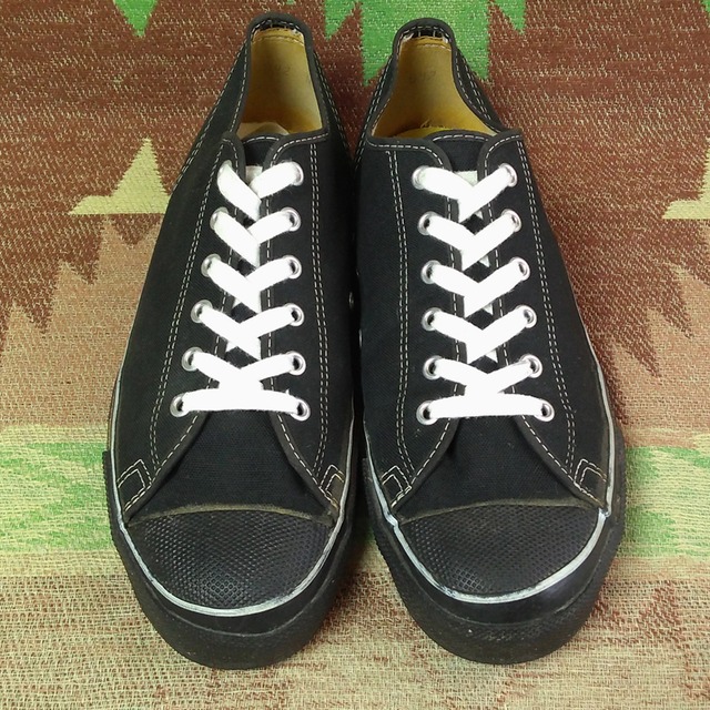 60s GOODYEAR RUBBER CO. GOLD SEAL Black Canvas Shoes （8 1/2） | Wonder Wear  ヴィンテージ古着ネットショップ