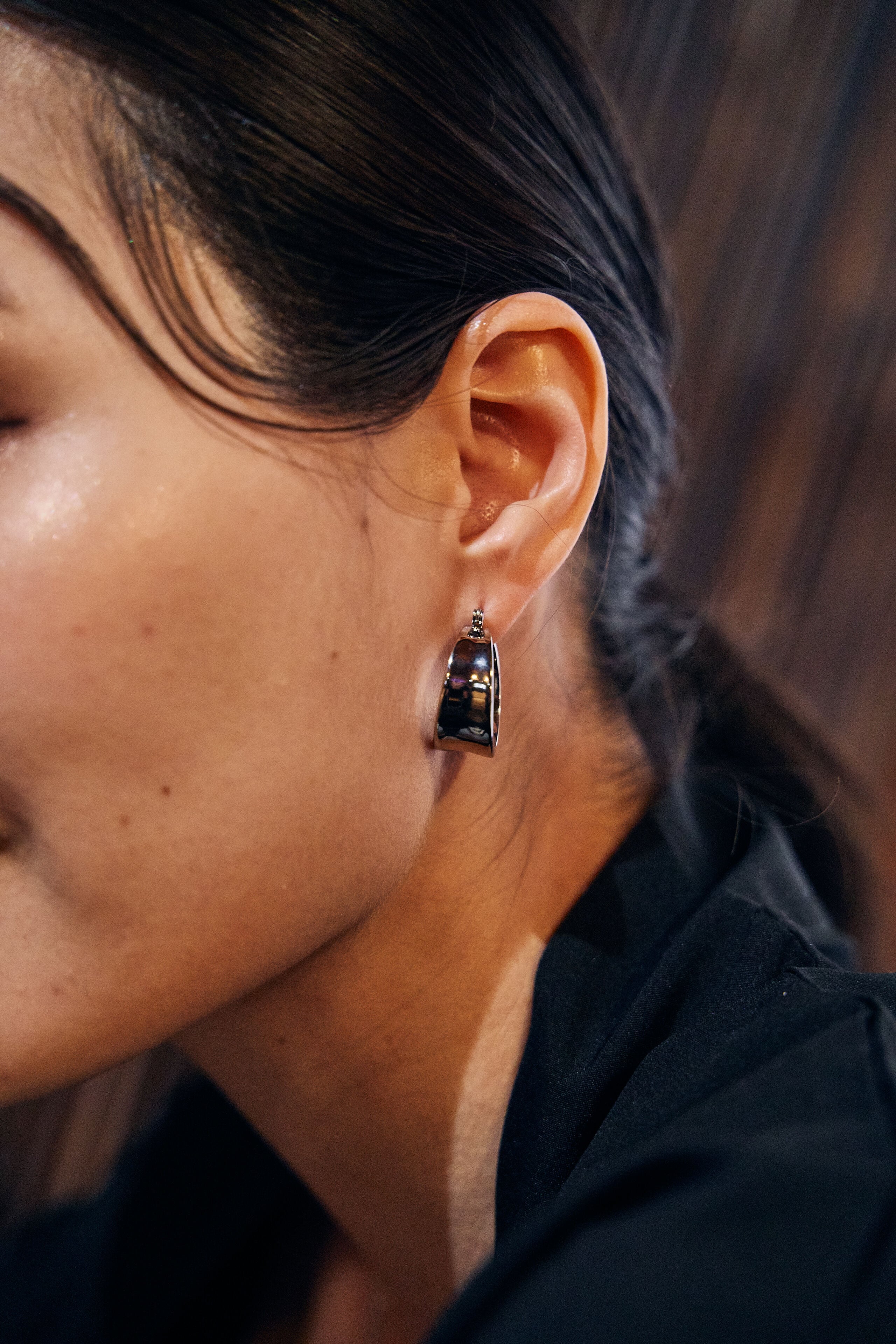 316L Chunky hoop pierce［silver］#p114 | CELINA