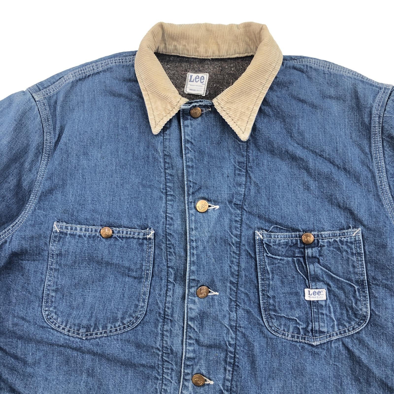 LEE リー 70年代 USA製 81-LJ ブランケット付き デニム カバーオール