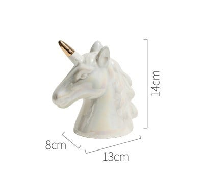 ユニコーン型の貯金箱 オーナメント 装飾品 アート おしゃれ かわいい