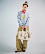 -数量限定-【直営限定ITEM】TYPE-C バイカラーワッペンターンロックハンドバッグ CQ-49510H