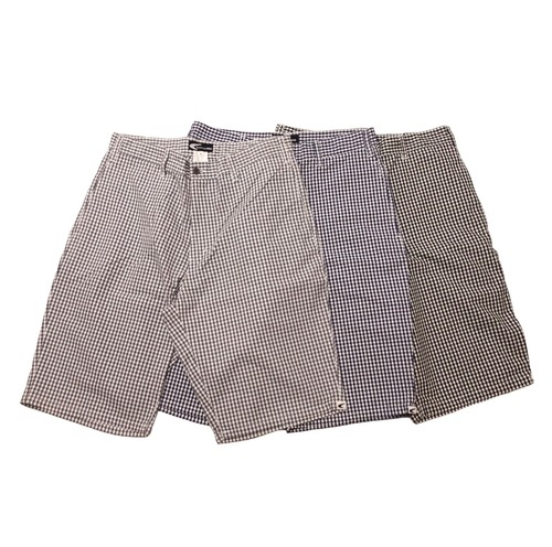 Dead stock 90's Gallery1950 Gingham check backle back shorts 0010