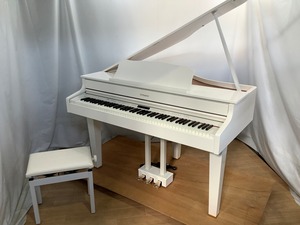 ★56054【電子ピアノ】ROLAND　GP607PW　20年製