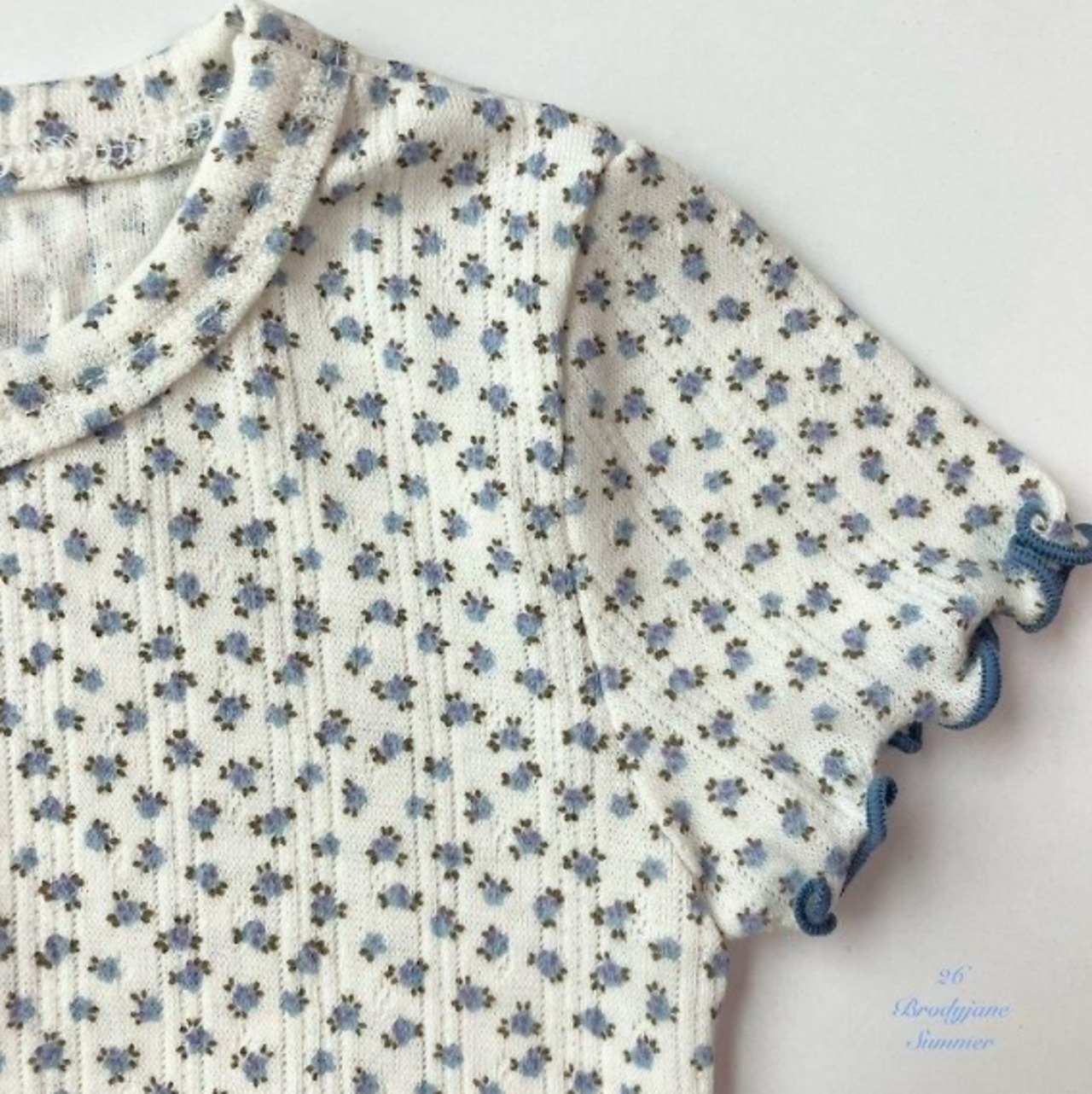 【取寄/韓国直送】Brodyjane 26/SM  アントゥ半袖ボディスーツ｜夏服｜韓国子供服