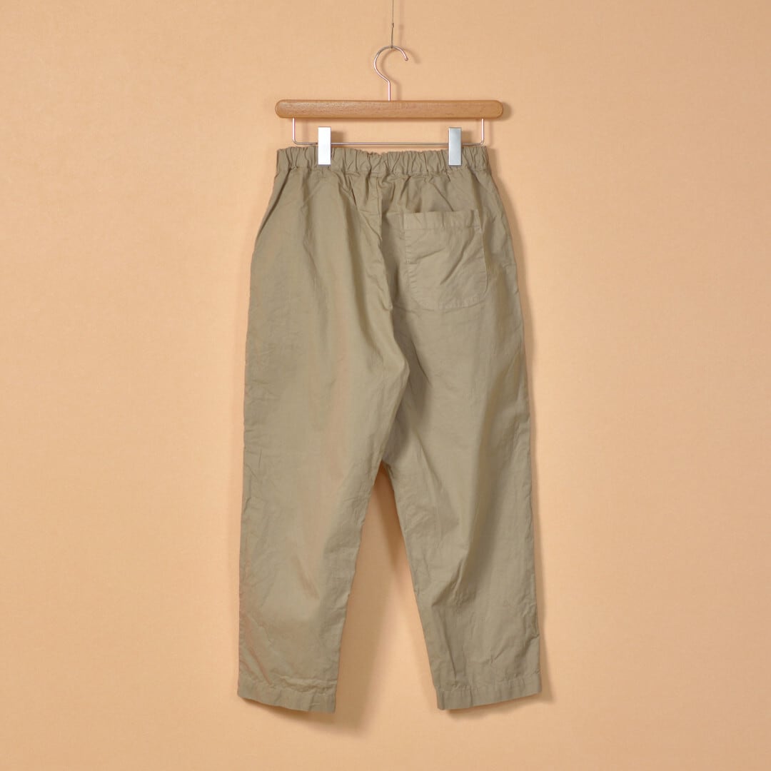 prit プリット ワンタックテーパードパンツ・ベージュ