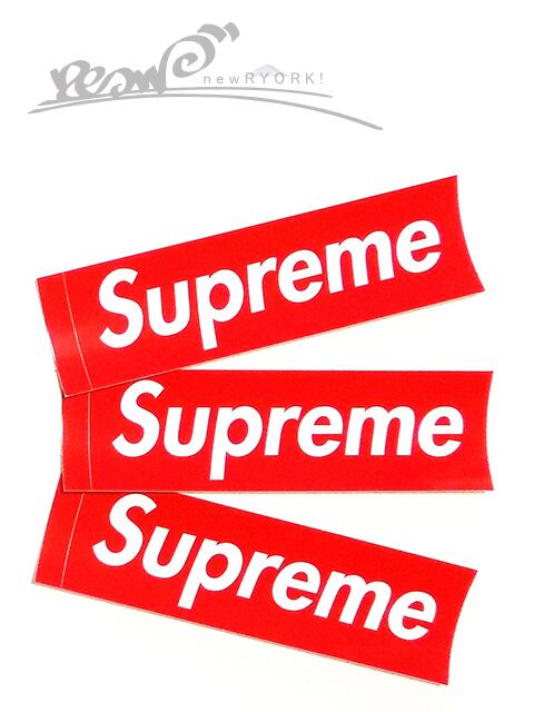 Supreme シュプリーム Supreme Box Logo Sticker レッド sticker01