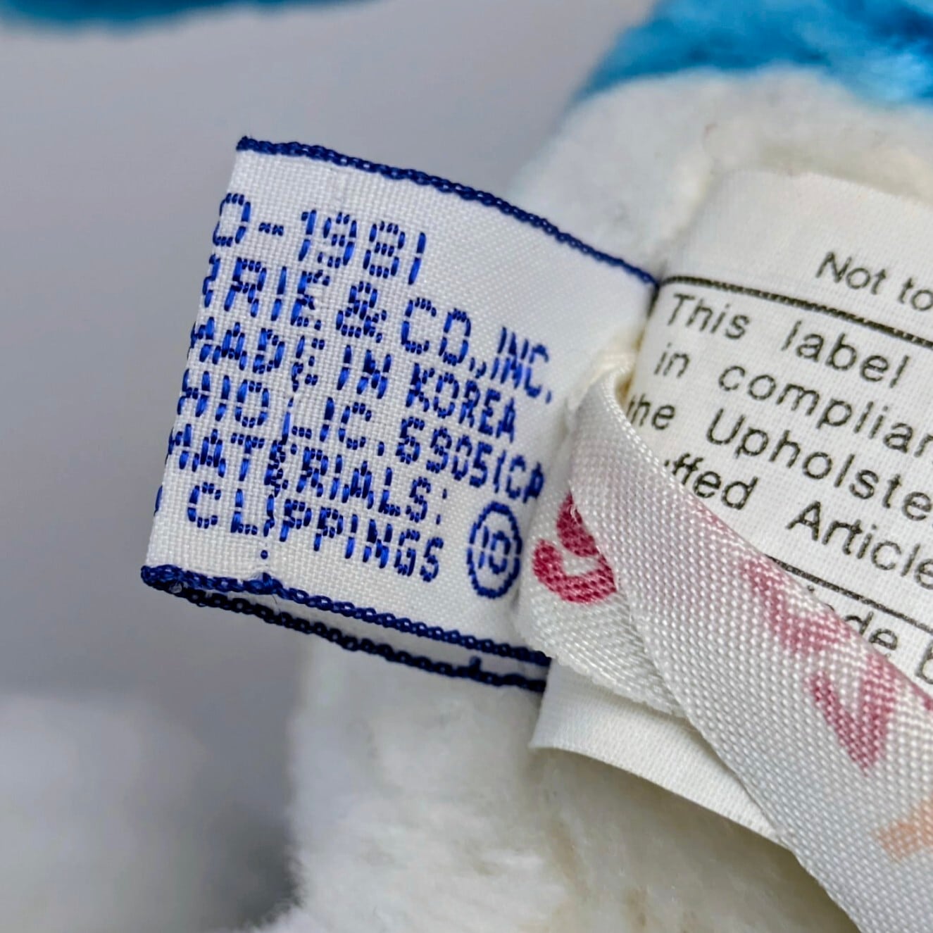 ☆ VINTAGE1981 ☆ 【 Smurf（スマーフ）】【A】 PLUSH TOY / プラッシュ / ぬいぐるみ / VINTAGE / ビンテージ 〚アメリカン雑貨 アメトイ〛