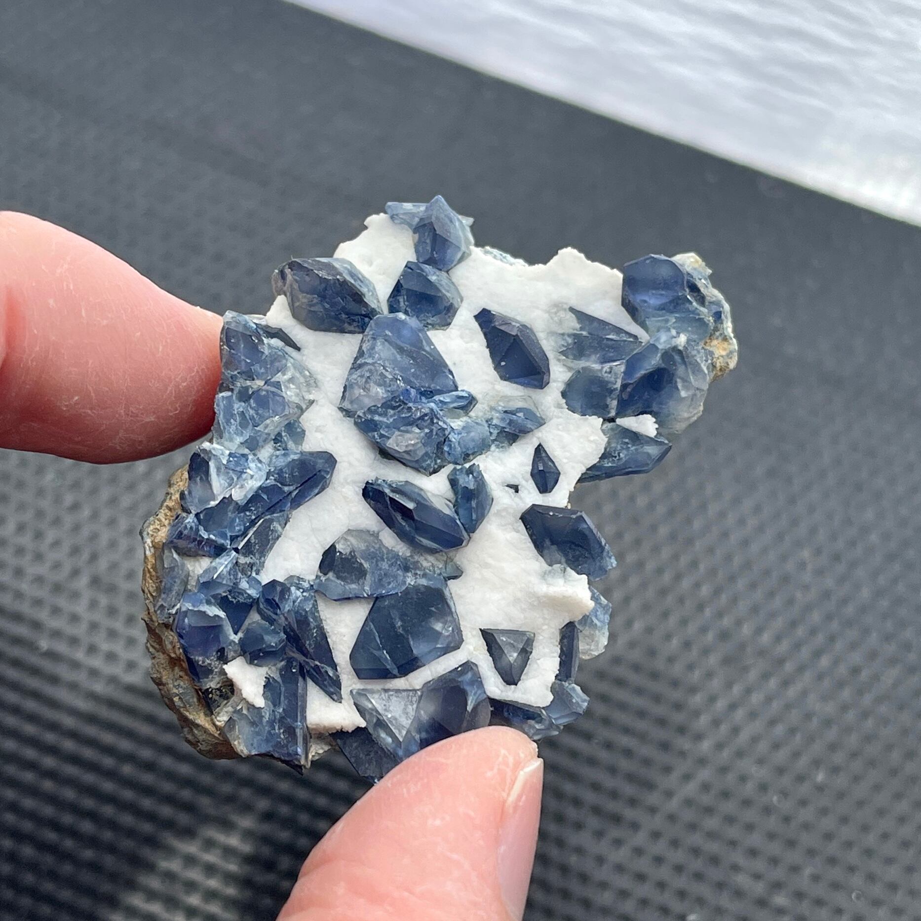 ベニトアイト【Benitoite】アメリカ産 | PEANUTS MINERALS
