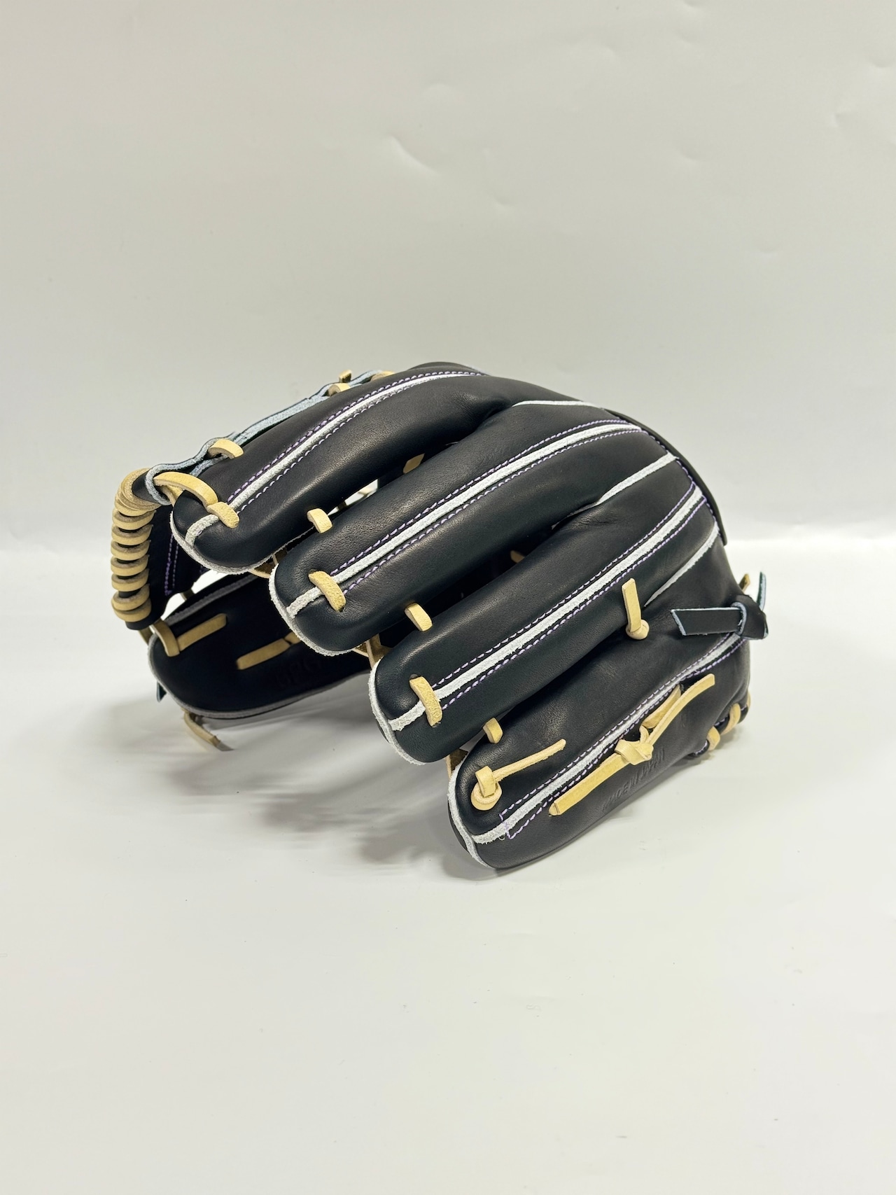 ZETT PROSTATUSーゼットプロステイタス michii supreme order 硬式グローブ ゼットミチイオリジナルグラブ 右投げ用 296型 今宮モデル ナイトブラック×パステルブラウン 75・画像5