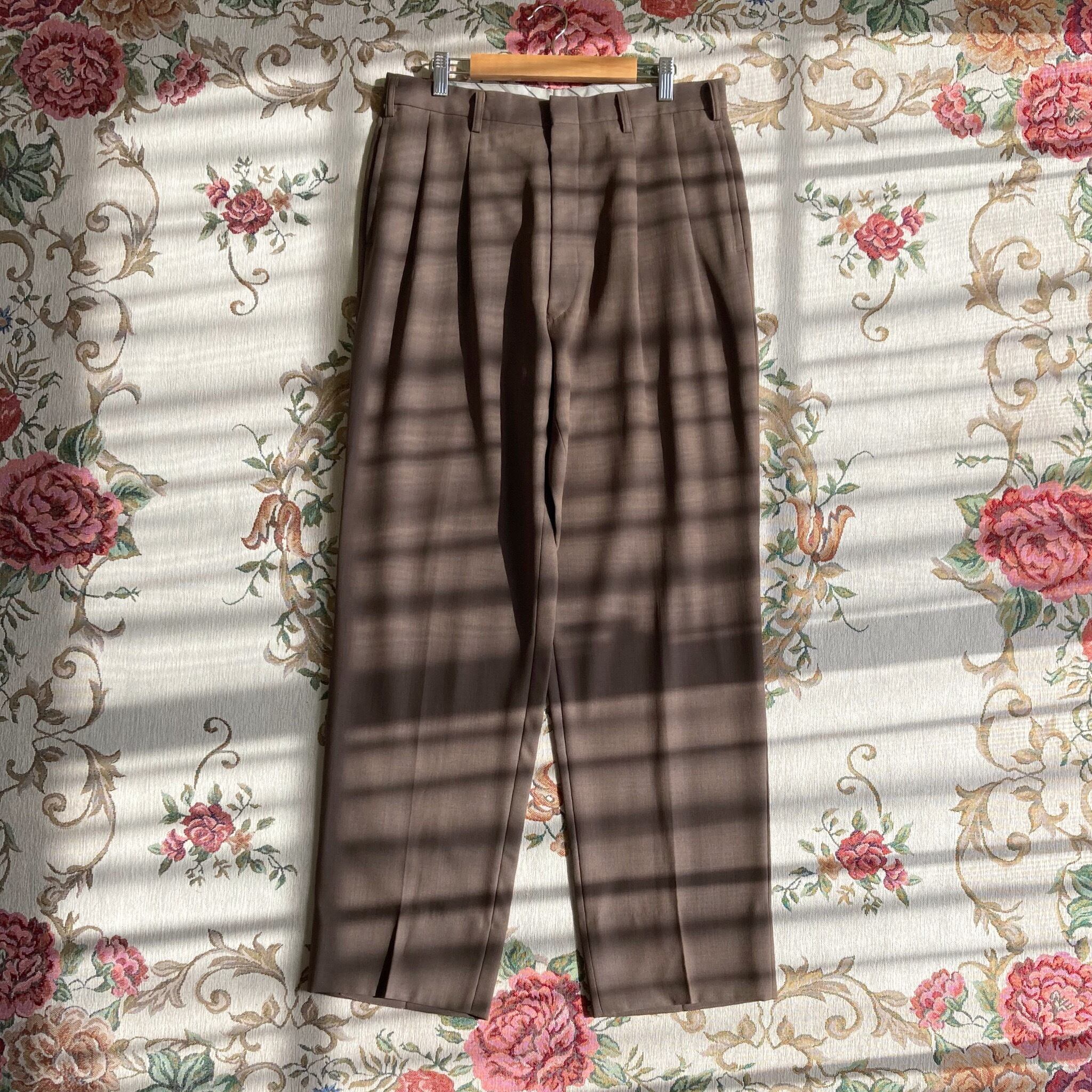 milk tea color slacks