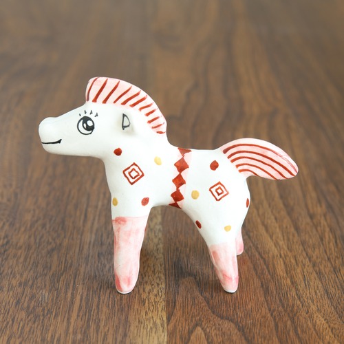 山口祥治　干支フィギュア 午（ウマ）「ウマジャロウ UJ-110」 工房：喜鶴製陶（有田焼）