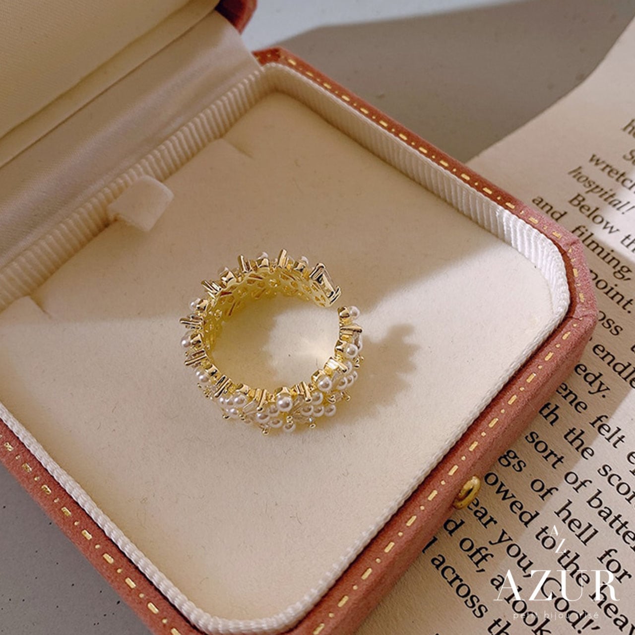 数量限定】ジルコニアパールパヴェリング（先行予約販売中 2/28入荷