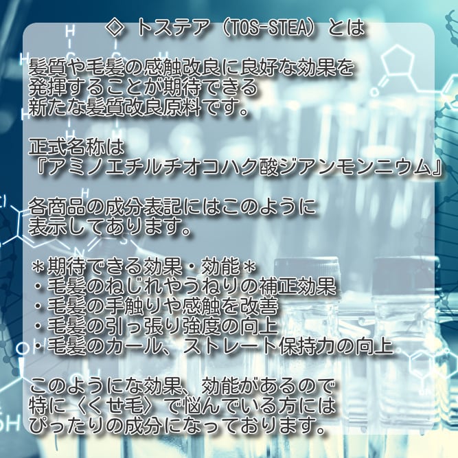 エスワントリートメントS-one 300ml ◇話題のヘアケア成分《トステア