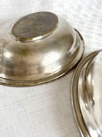 サービングプレート　2個セット　シルバープレート　パーティープレート　12twds36