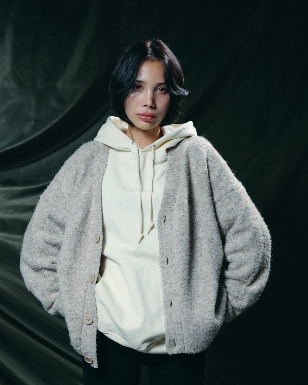 【#Re:room】CACTUS SHOP BACK PRINT SWEAT PARKA［REC868］