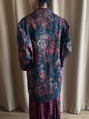 MADE IN U.S.A. floral jacquard light jacket-5159-2