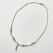 Old 925 Silver Peridot Amethyst & Quartz Beaded Necklace