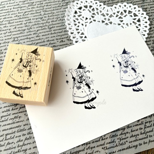 新作予約☆CHO557 Cherish365【星のまじょ】はんこ / スタンプ