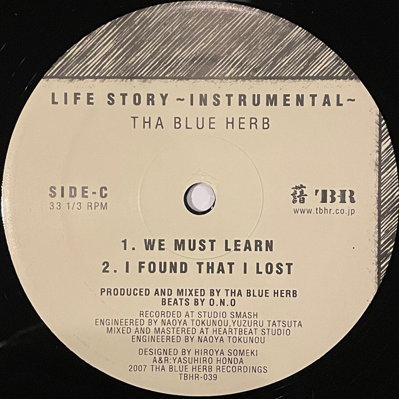 A*I様 Tha Blue Herb LP TBHR-003 Tha Blue Herb – Life Story ~Instrumental~ (3LP) | Underground