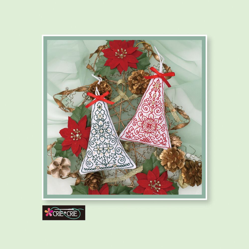 クリスマスオーナメント八角形4点セットNo.628A | criecrieshop(クリエ