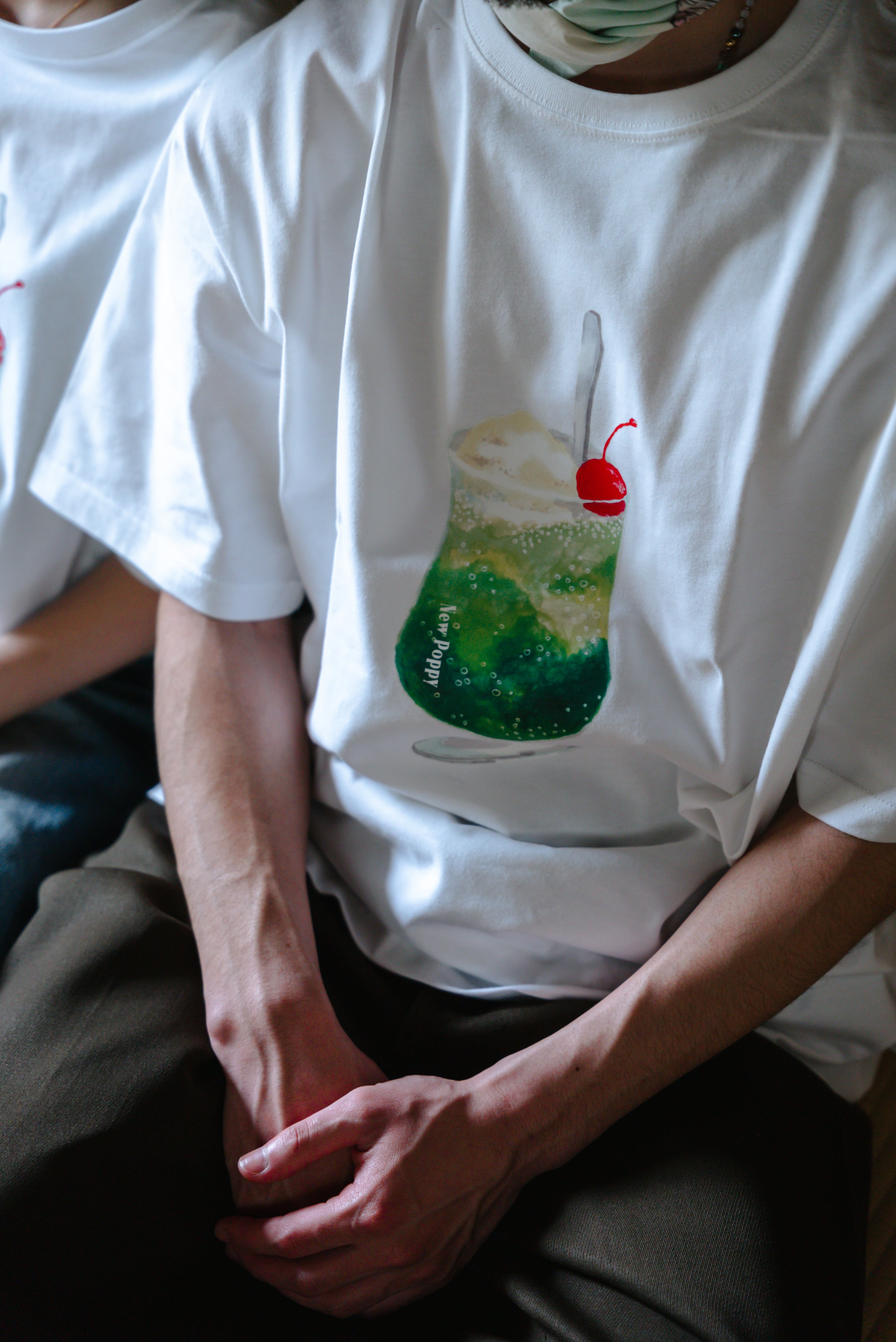 クリームソーダTシャツ（半袖） | 喫茶ニューポピー オンラインショップ