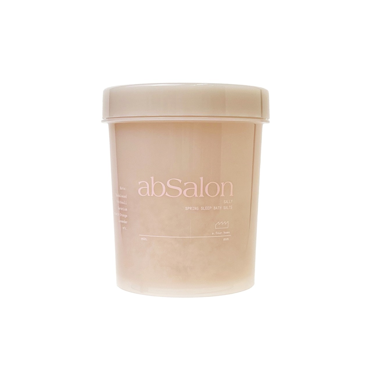 【absalon】SPRING SLEEP BATHSALT - BOTTLE -／スリープ バスソルト＜全3種＞（BELLONA／SALLY／NORWEGIAN）