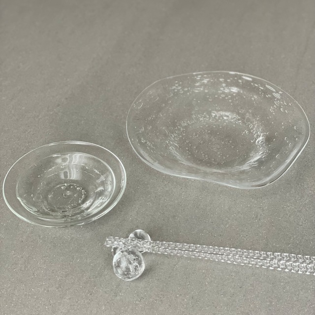 大村 淑華　泡の皿