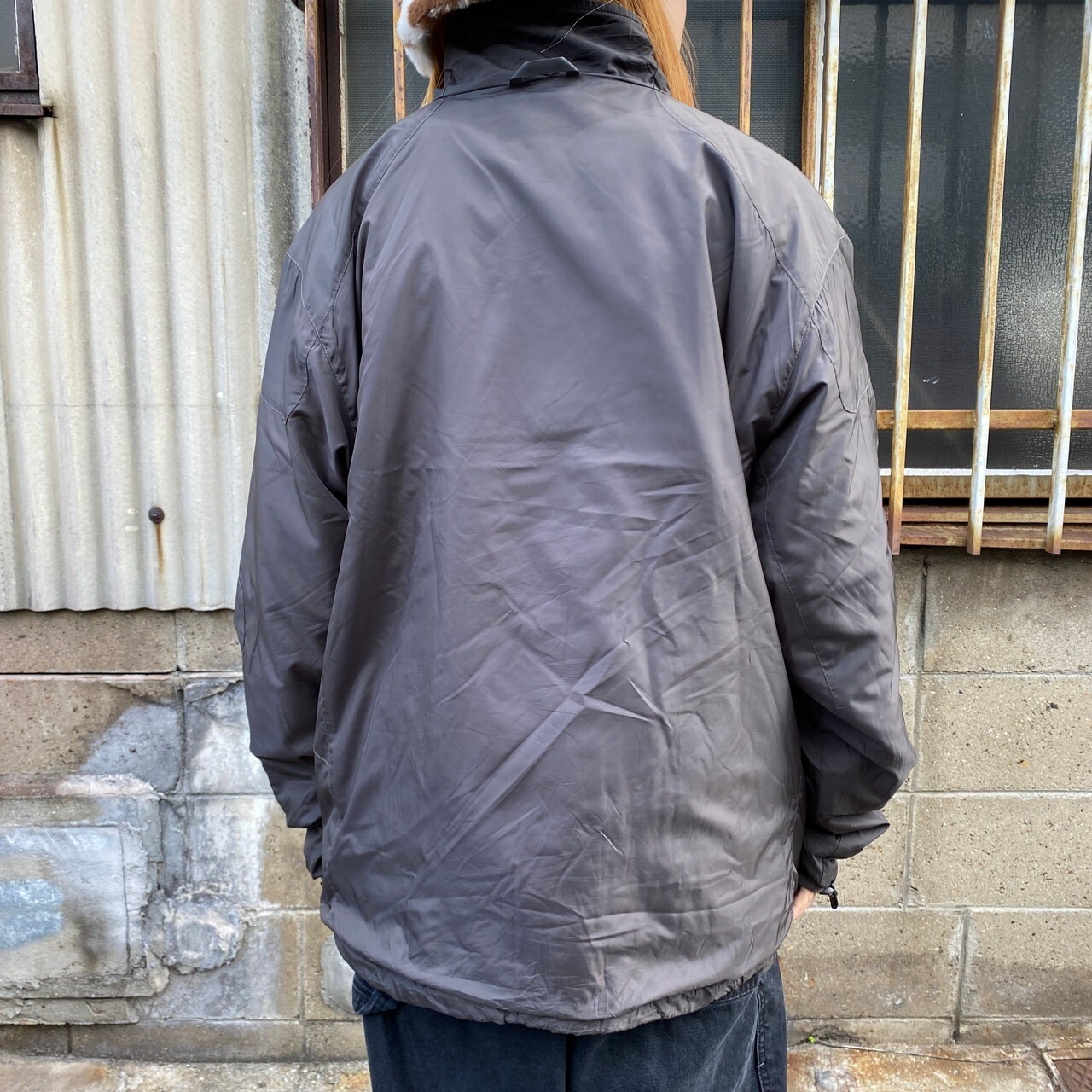 THE NORTH FACE 中綿入り 裏地フリース ナイロンジャケット メンズL 