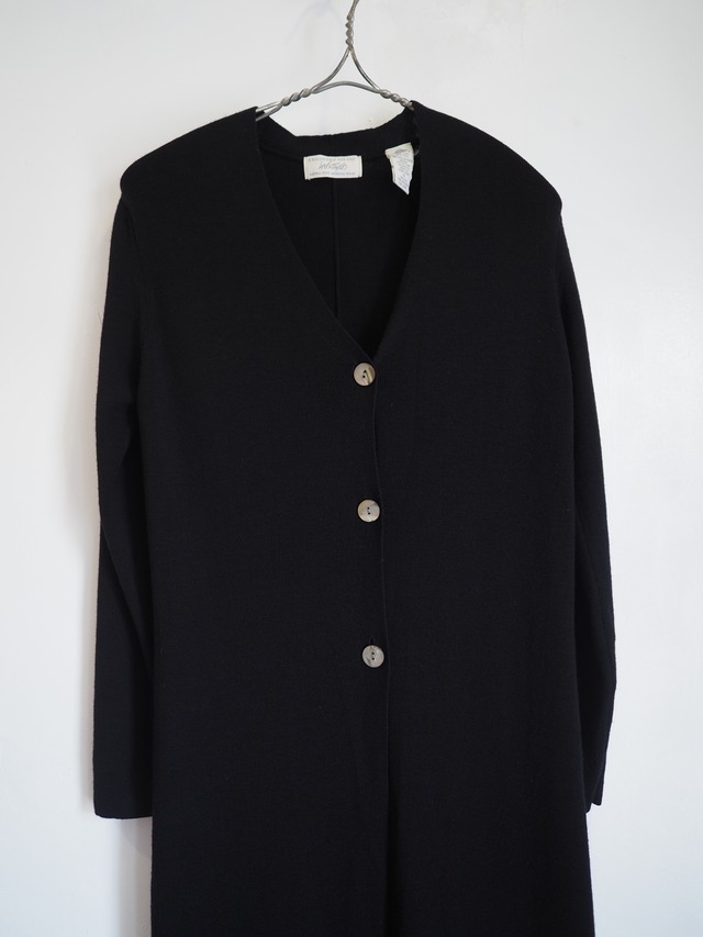 1990’s 100% MERINO WOOL Long Cardigan／S