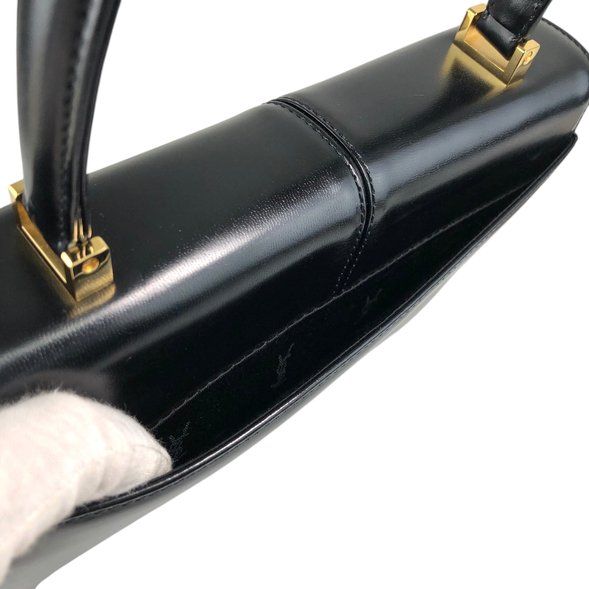 Yves Saint Laurent イヴ・サンローラン ハンドバッグ ブラック YSL