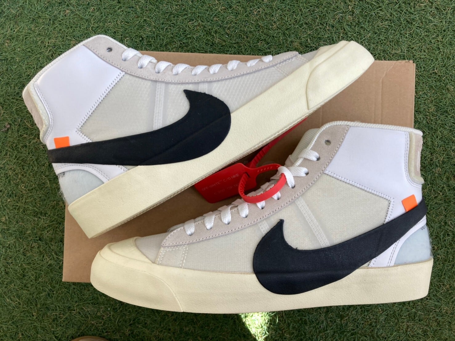 NIKE BLAZER MID off-white 27.5cm 
