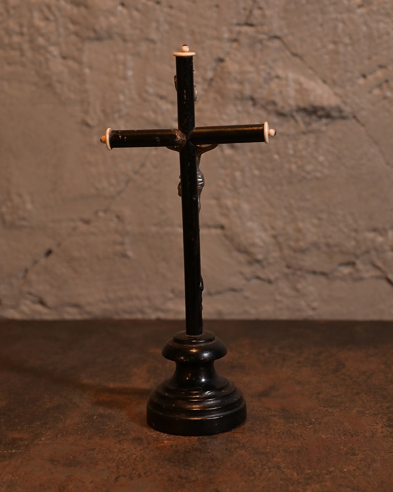 ヴィンテージ雑貨 キリスト スタンドクロス（ナポレオン3世時代 フランス製）