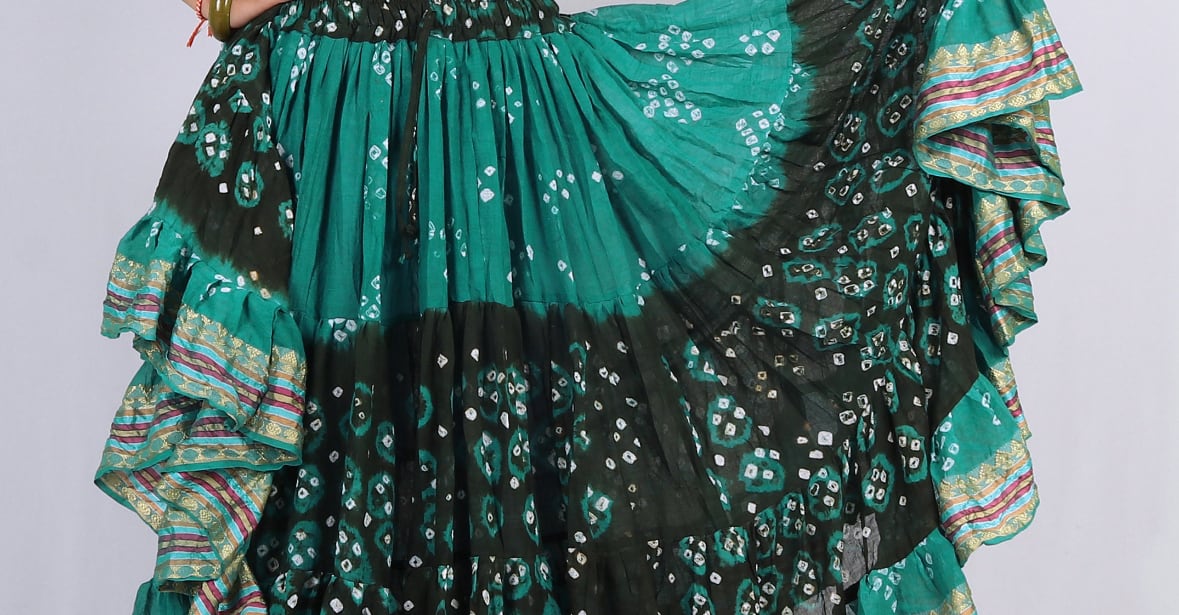 ベリーダンス　ジプシースカート　タイダイ ベリーダンス ジプシースカート タイダイ ベリーダンス 35ヤード