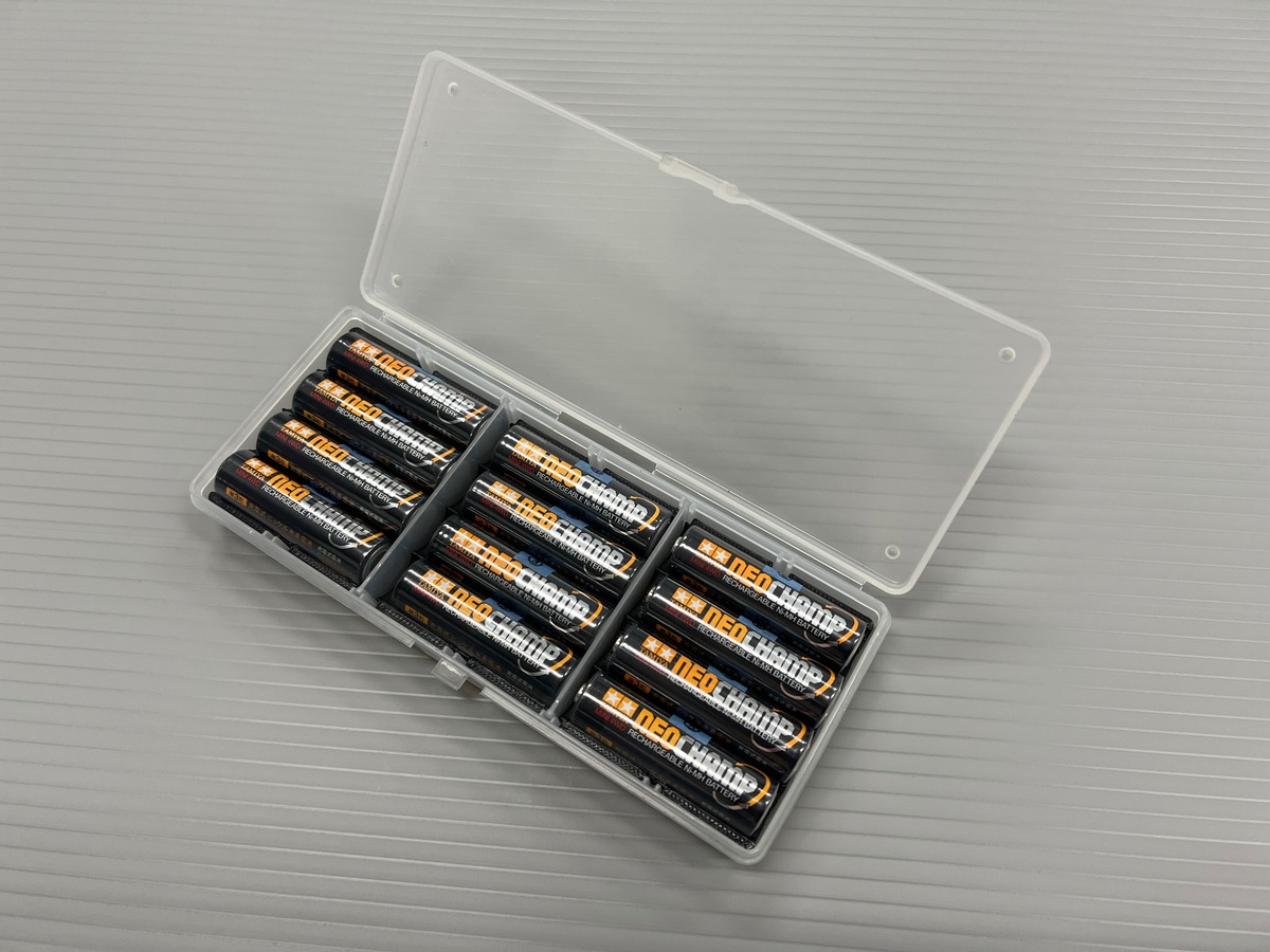 ミニ四駆 バッテリーケース 単三電池 12本収納 | ミニ四駆用品 T