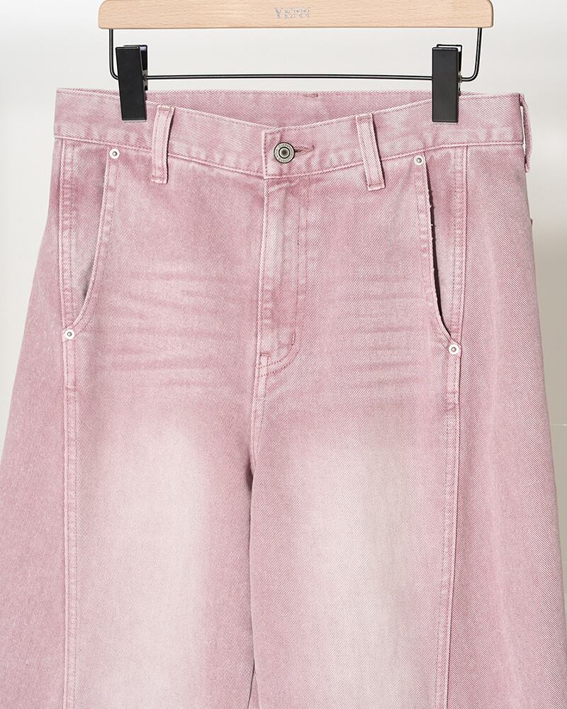 全品送料無料】KNEE TUCK DENIM PT ニータックデニムパンツ YENN