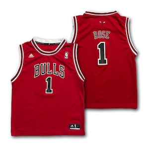Derrick Rose 【Chicago Bulls】 Kids Game Shirt. adidas