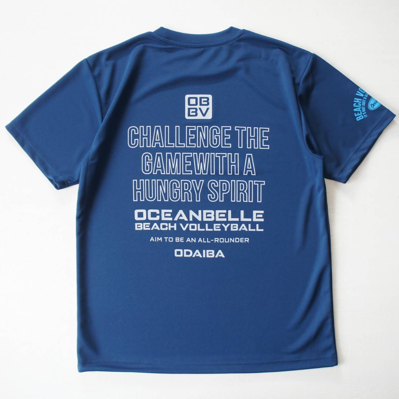 ドライTシャツ OCEAN BELLEｰBeachVolley.2026.ver2 (インディゴブルー