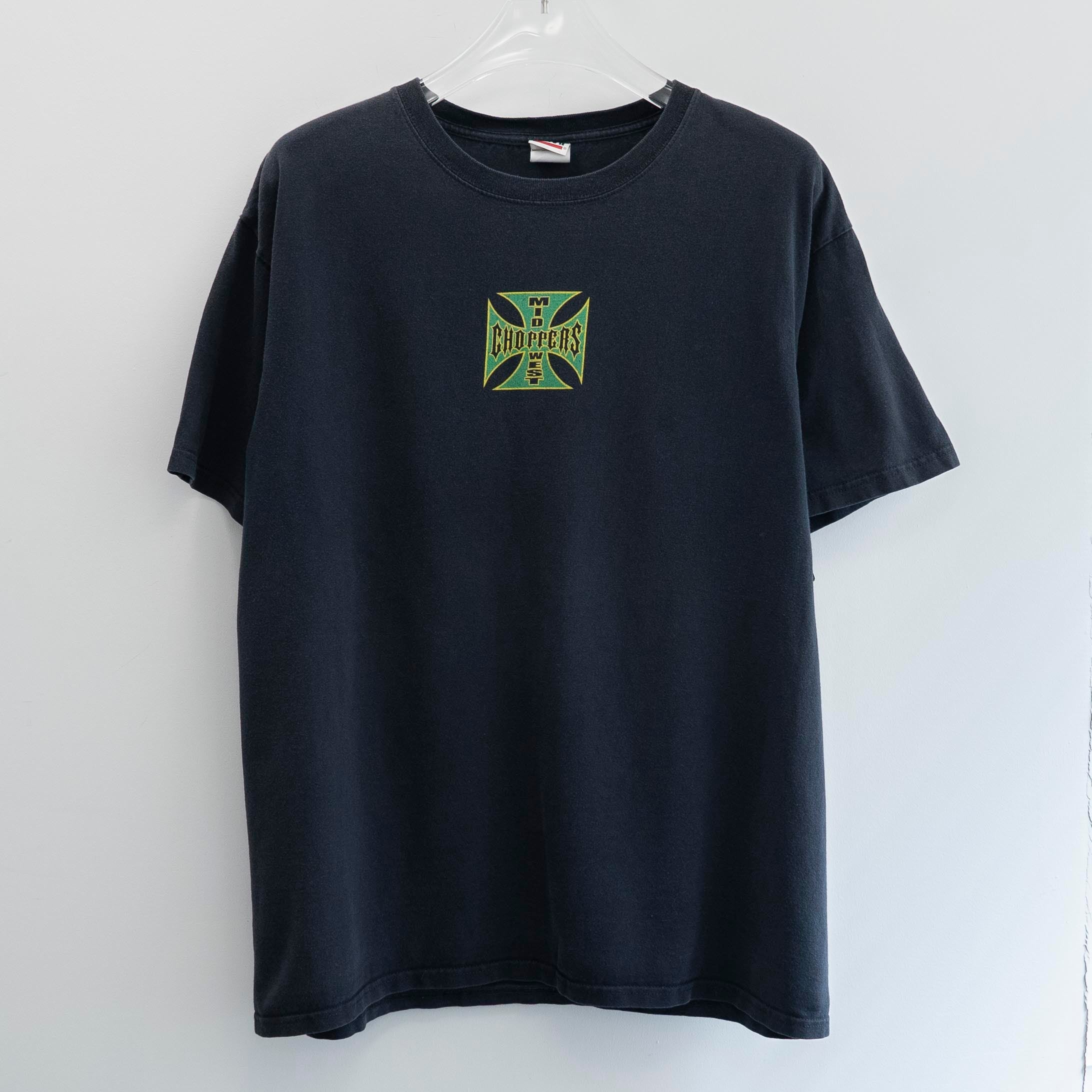 Mid West Choppers " Green Cross Logo " Anvil XL【A5-27】