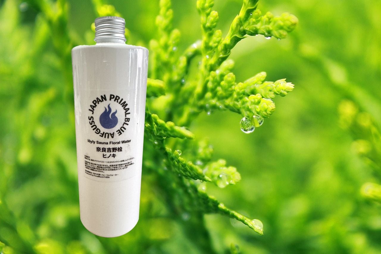 【アウフグース、ロウリュ用】PAJフローラルウォーター 500ml(京都産ヨモギ)