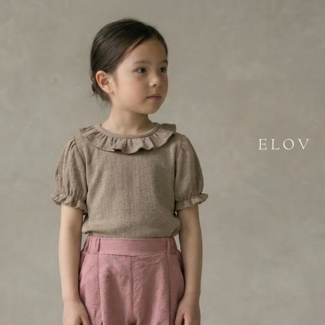 【予約】Vanilla T-shirt / elov&monpetitbebe