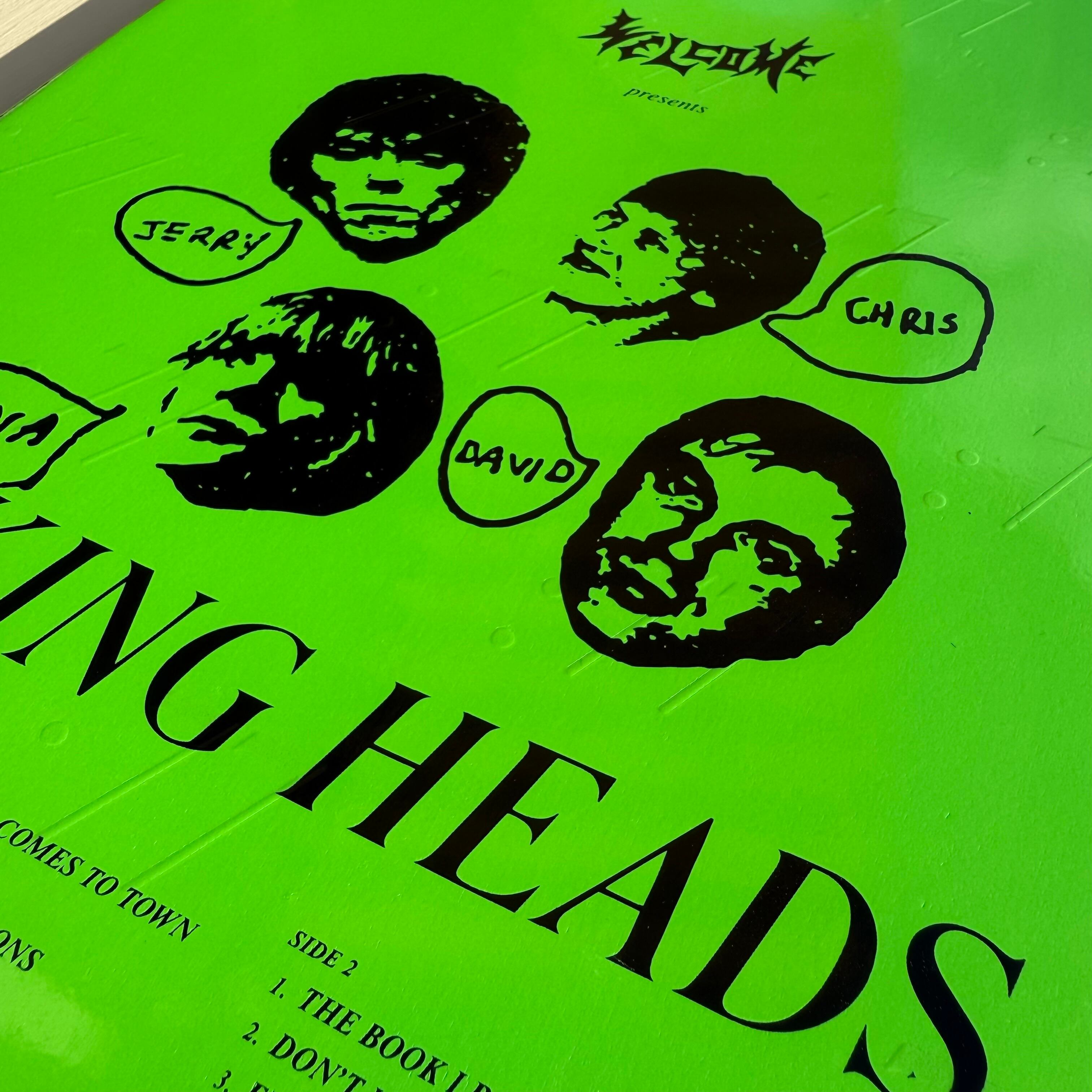 Talking Heads x Welcome Skateboards 